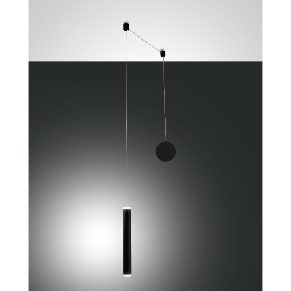 Fabas Luce Prado Hanglamp LED Zwart, 1-licht main product photo