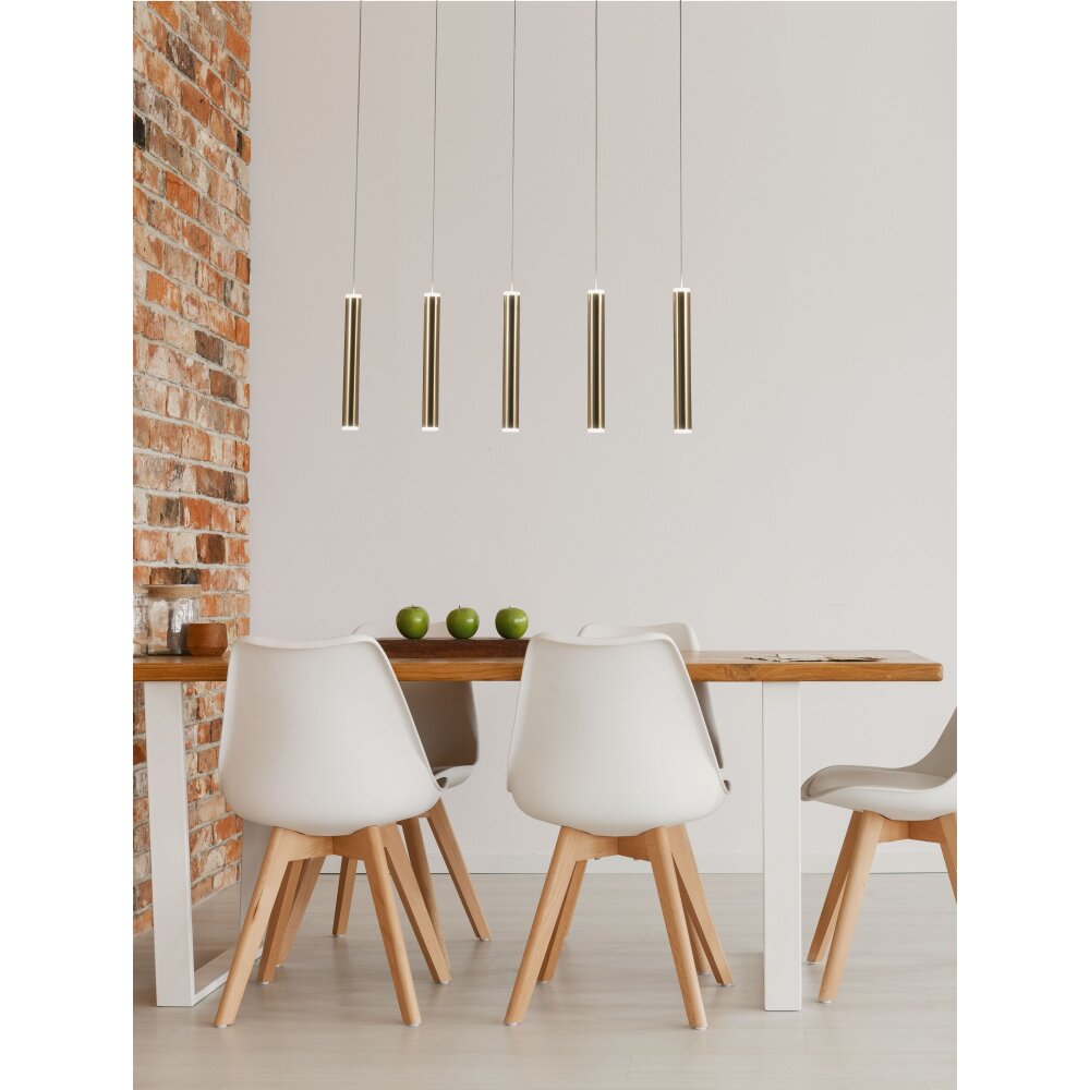 Fabas Luce Prado Hanglamp LED Goud, Zwart, 5-lichts main product photo
