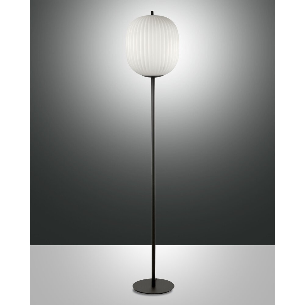 Fabas Luce Domizia Staande lamp Zwart, 1-licht