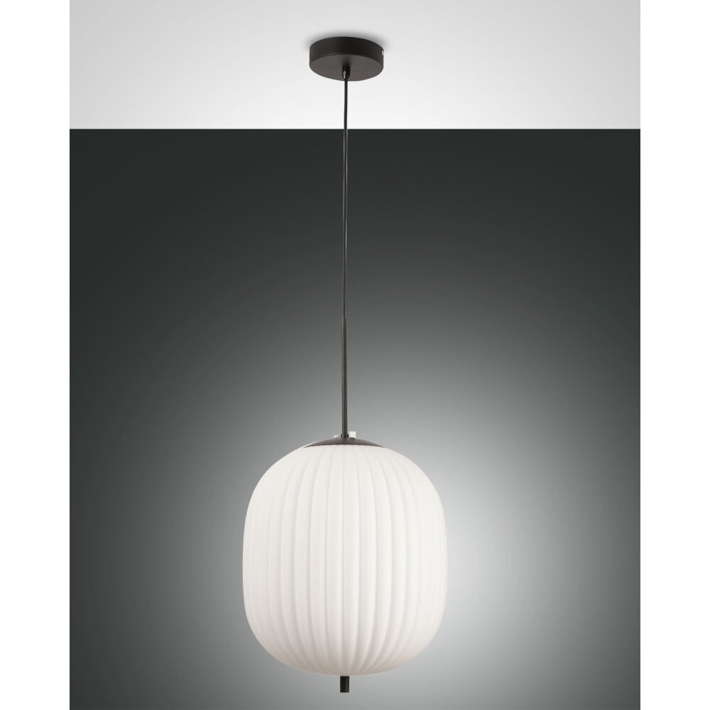 Fabas Luce Domizia Hanglamp Zwart, 1-licht main product photo