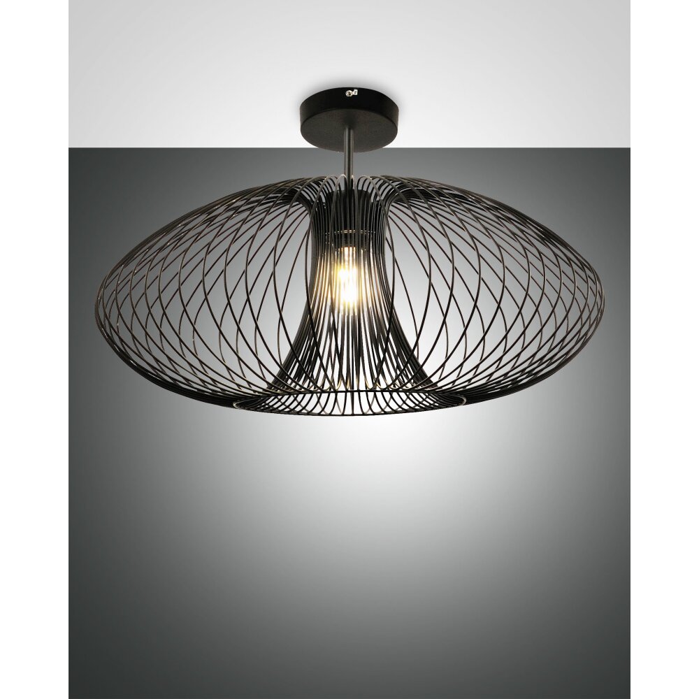 Fabas Luce Fassa Plafondlamp Zwart, 1-licht main product photo