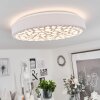 Agodim Plafondlamp LED Wit, 1-licht, Afstandsbediening, Kleurwisselaar