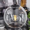 Koyoto  Hanger Glas 15 cm Duidelijk, 3-lichts
