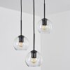 Koyoto  Hanger Glas 15 cm Duidelijk, 3-lichts
