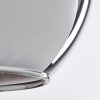 Koyoto  Hanger Glas 15 cm Chroom, Rookkleurig, 3-lichts