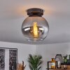 Koyoto  Plafondlamp Glas 20 cm Duidelijk, Rookkleurig, 1-licht