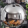 Koyoto  Hanger Glas 25 cm Chroom, Rookkleurig, 3-lichts