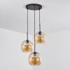 Koyoto  Hanger Glas 25 cm Amber, 3-lichts