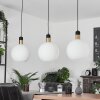 Tuvalu Hanger Messing, Zwart, 3-lichts
