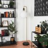 Tuvalu Staande lamp Messing, Zwart, 1-licht
