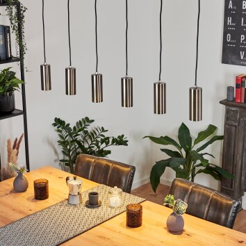 Javel Hanger Zwart, 6-lichts Javel Hanger Zwart, 6-lichts