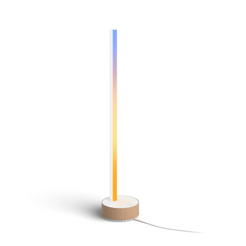 Philips Hue Gradient Signe Oak Tafellamp LED Natuurlijke kleuren, Wit, 1-licht main product photo
