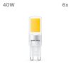 Philips Lamp Set van 6 LED GU9 3,2 Watt 2700 Kelvin 400 Lumen