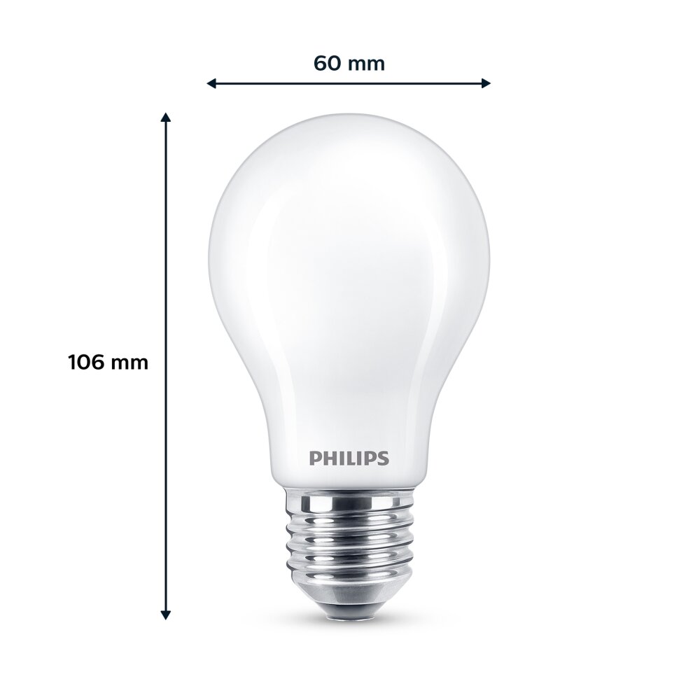 Philips Klassieke set van 6 LED E27 7 Watt 2700 Kelvin 806 Lumen