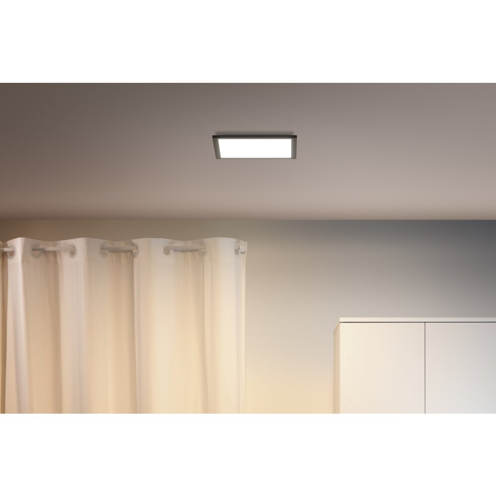 Philips WiZ Plafondpaneel LED Zwart, 1-licht main product photo