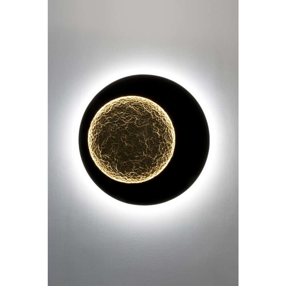 Holländer PLENILUNIO Muurlamp LED Bruin, Goud, Zwart, 2-lichts main product photo