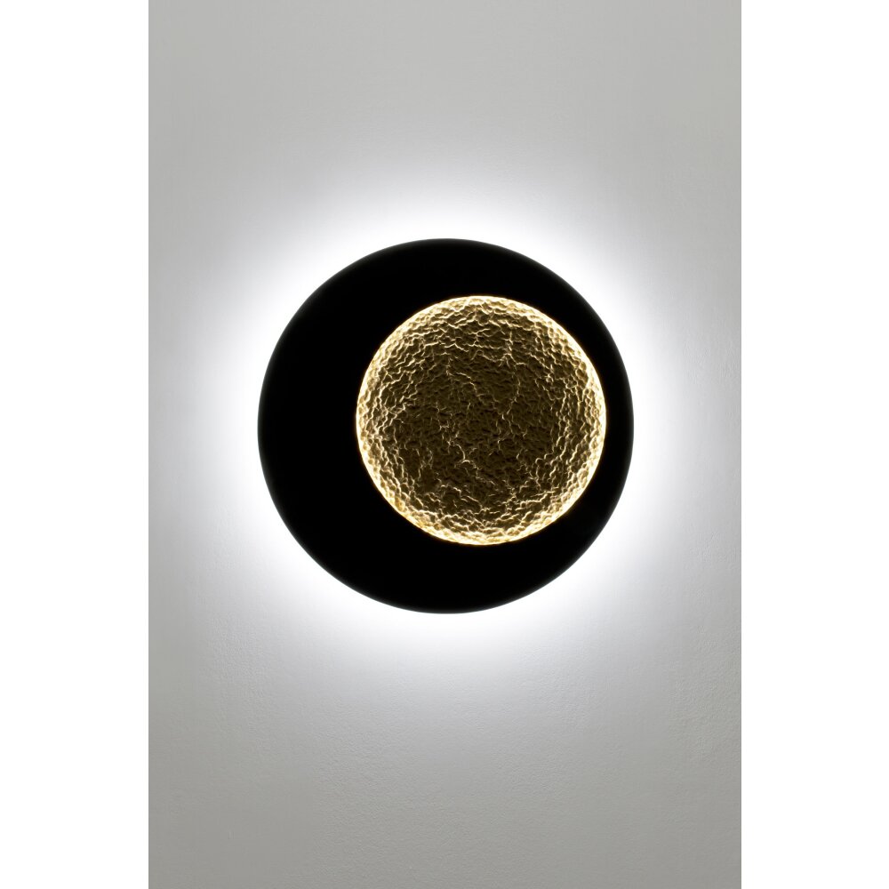 Holländer PLENILUNIO Muurlamp LED Bruin, Goud, Zwart, 2-lichts main product photo