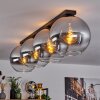 Koyoto  Plafondlamp Glas 30 cm Duidelijk, Rookkleurig, 4-lichts