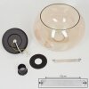 Molloy Plafondlamp Amber, 1-licht