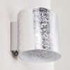 Rapar Muurlamp Chroom, Zilver, 1-licht