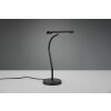 Trio Curtis Tafellamp LED Zwart, 1-licht