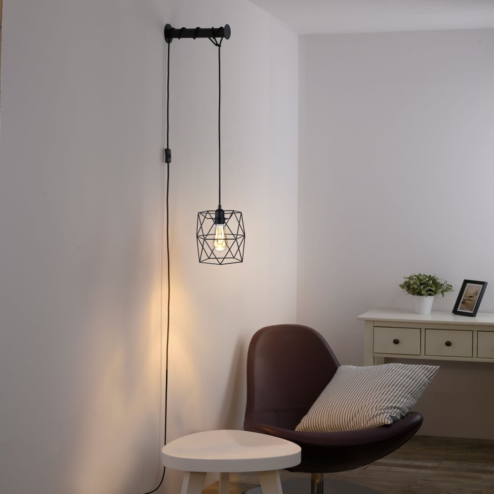 Paul Neuhaus PILUA Muurlamp Zwart, 1-licht main product photo