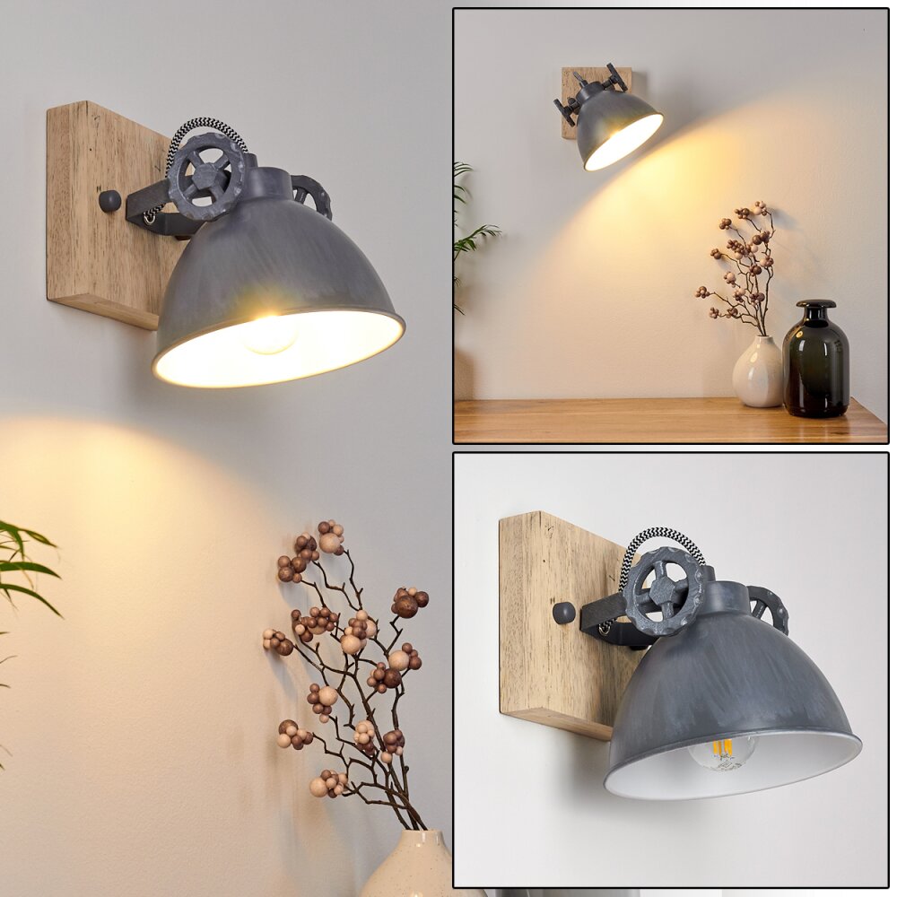 Svanfolk Muurlamp Blauw, Bruin, Grijs, Wit, 1-licht main product photo