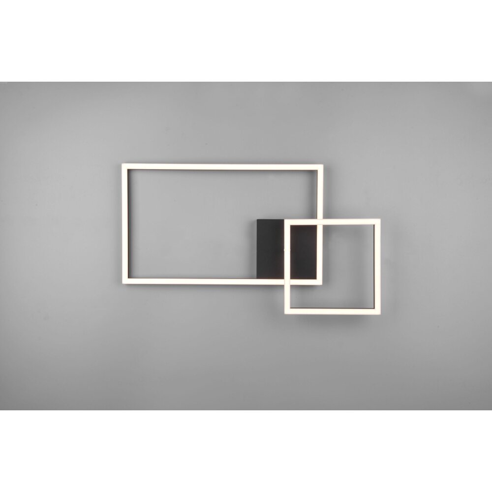 Reality Padella Plafondlamp LED Zwart, 1-licht