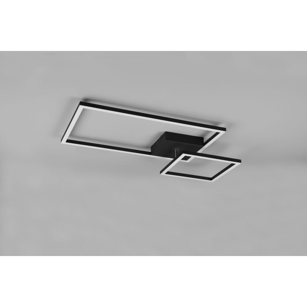 Reality Padella Plafondlamp LED Zwart, 1-licht