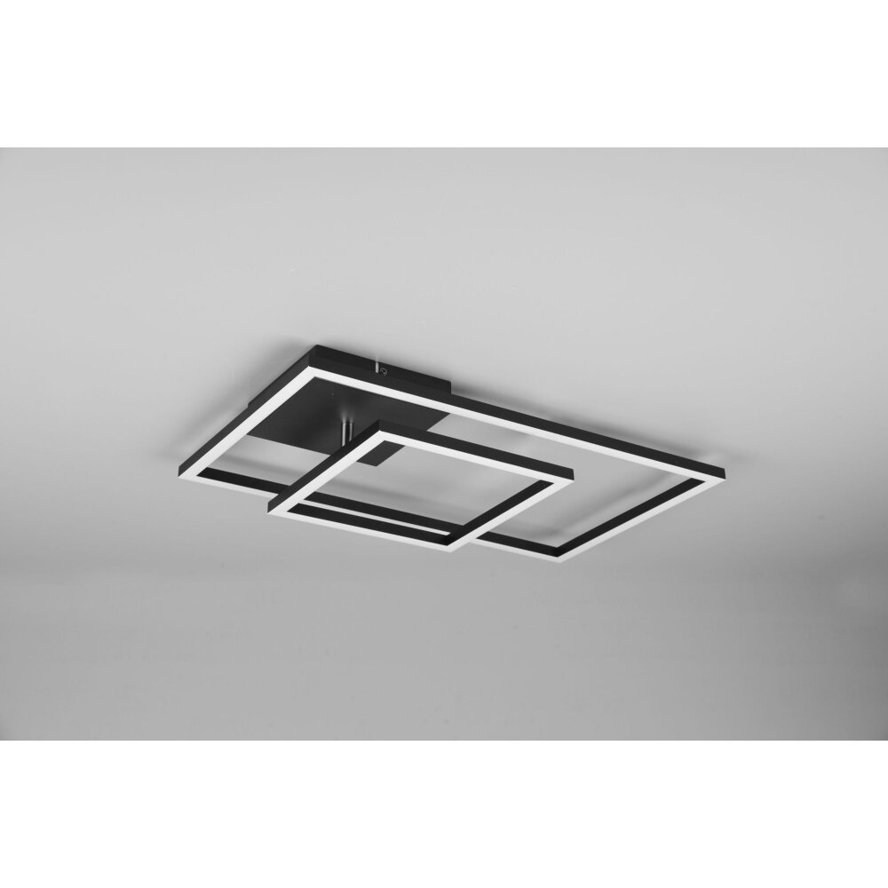 Reality Padella Plafondlamp LED Zwart, 1-licht