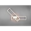 Reality Twister Plafondlamp LED Nikkel mat, 1-licht, Afstandsbediening
