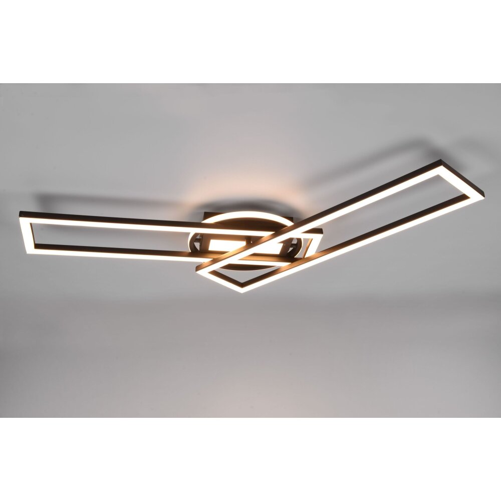 Reality Twister Plafondlamp LED Zwart, 1-licht, Afstandsbediening main product photo