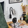 Javel Stopcontact lamp Zwart, 1-licht