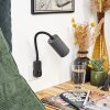Javel Stopcontact lamp Zwart, 1-licht