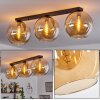 Koyoto  Plafondlamp Glas 30 cm Amber, 3-lichts