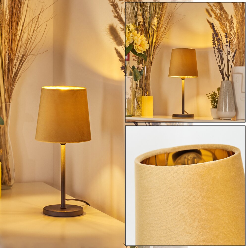 Frandina Tafellamp Geel, Goud, 1-licht main product photo