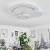 Tomazes Plafondlamp LED Wit, 1-licht, Afstandsbediening