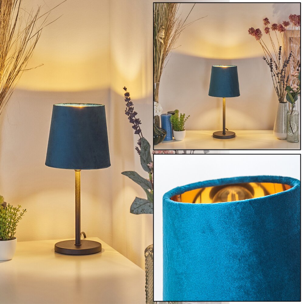 Frandina Tafellamp Blauw, Goud, 1-licht main product photo