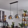 Koyoto  Hanger Glas 30 cm Duidelijk, Rookkleurig, 2-lichts