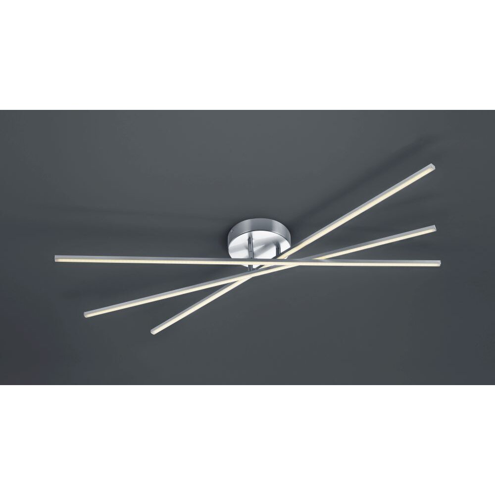Trio TIRIAC Plafondlamp LED Nikkel mat, 3-lichts main product photo