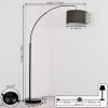 Gualdim Staande lamp Zwart, 1-licht