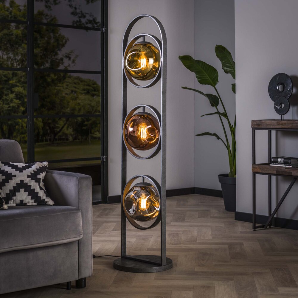 Stellar Staande lamp Antraciet, 3-lichts main product photo