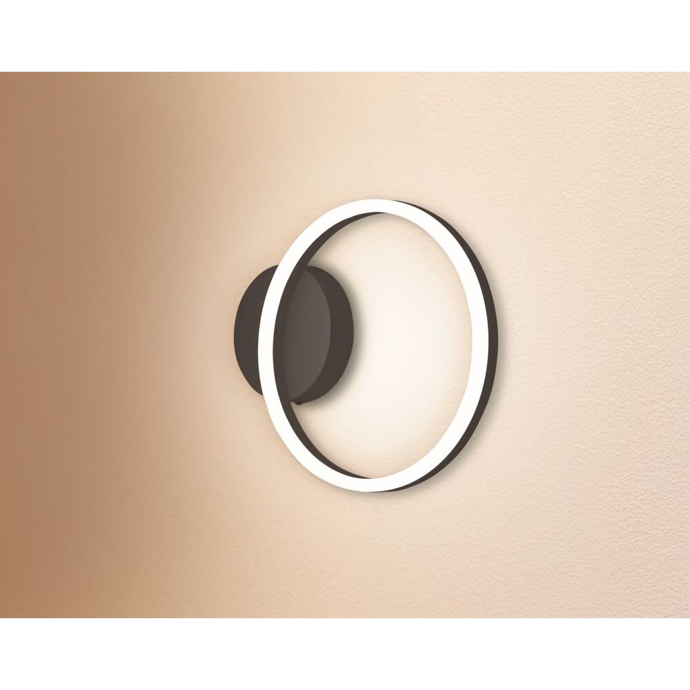 Fabas Luce Giotto Muurlamp LED Zwart, 1-licht main product photo