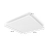 Philips Hue Surimu Plafondpaneel LED Wit, 1-licht, Kleurwisselaar