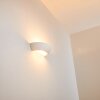 Garbagna Muurlamp Wit, 1-licht
