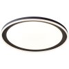 Brilliant Pederson Plafondlamp LED Zwart, Wit, 1-licht, Afstandsbediening