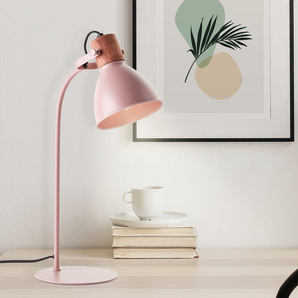 Brilliant Erena Tafellamp Roze, 1-licht main product photo