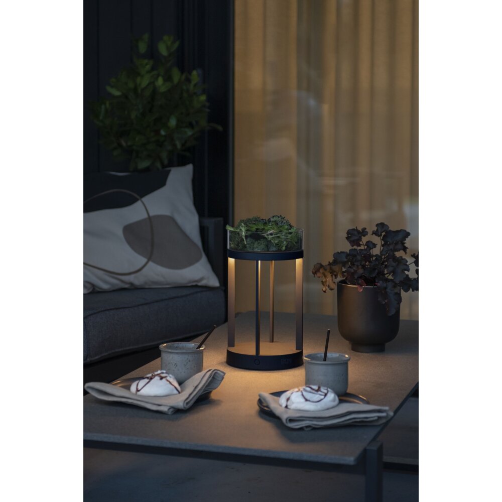 Konstsmide Chieti Tafellamp voor buiten LED Zwart, 1-licht main product photo