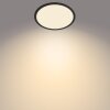 Philips Superslim CL550 Plafondpaneel LED Zwart, 1-licht