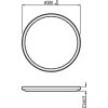 Philips Superslim CL550 Plafondpaneel LED Zwart, 1-licht